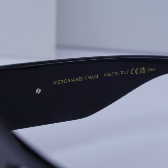 Victoria Beckham VB677S 006 Square Sunglasses – Black/Transparent - Picture 7 of 11